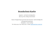 Tablet Screenshot of brandschutz-kaefer.de